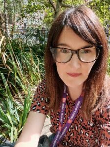 Photo of a woman with brown hair